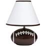 Simple Designs 11 1/2" High Brown Football Accent Table Lamp