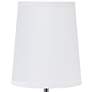 Simple Designs 11 1/4" High White Accent Table Lamp