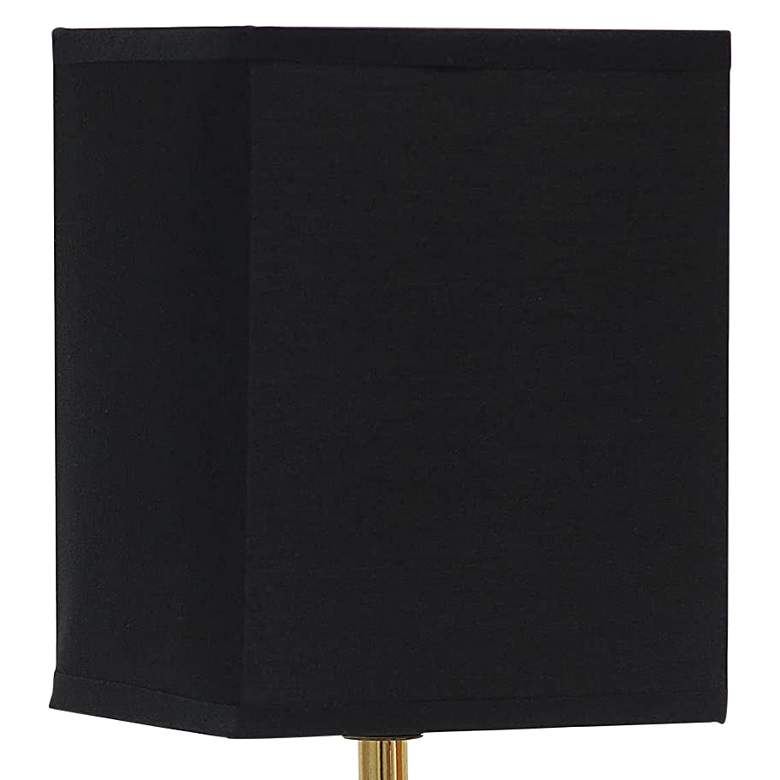 Image 2 Simple Designs 11 3/4" High Hammered Gold Accent Table Lamp more views