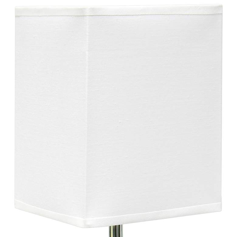 Image 3 Simple Designs 11 3/4" High Petite Beige Faux Stone Table Lamp more views