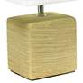 Simple Designs 11 3/4" High Petite Beige Faux Stone Table Lamp