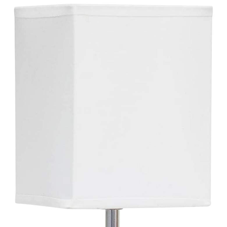 Image 3 Simple Designs 11 3/4"H Hammered Chrome Accent Table Lamp more views