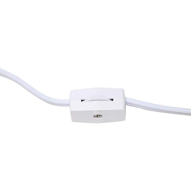 Image 5 Simple Designs 11" High Off-White Pastel Accent Table Lamp more views