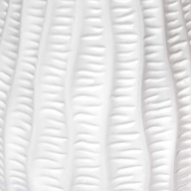Image 7 Simple Designs 11" High Off-White Pastel Accent Table Lamp more views