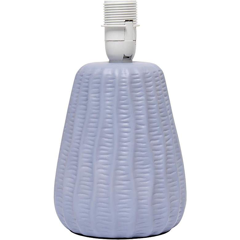 Image 5 Simple Designs 11 inch High Periwinkle Pastel Accent Table Lamp more views