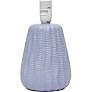 Simple Designs 11" High Periwinkle Pastel Accent Table Lamp
