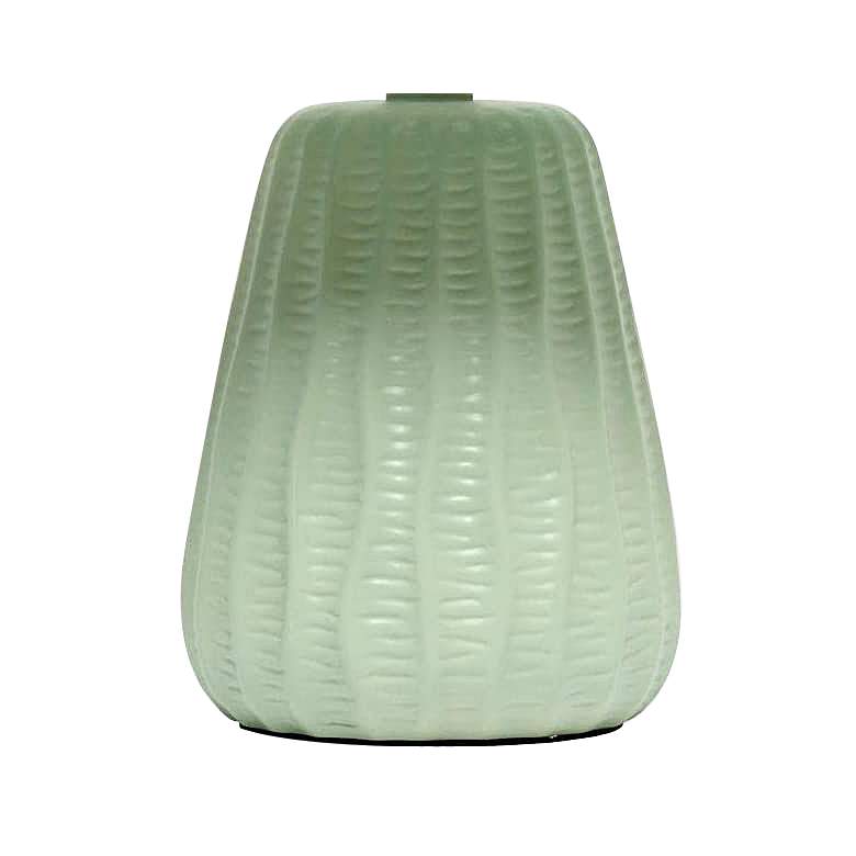 Image 4 Simple Designs 11" High Sage Green Pastel Accent Table Lamp more views