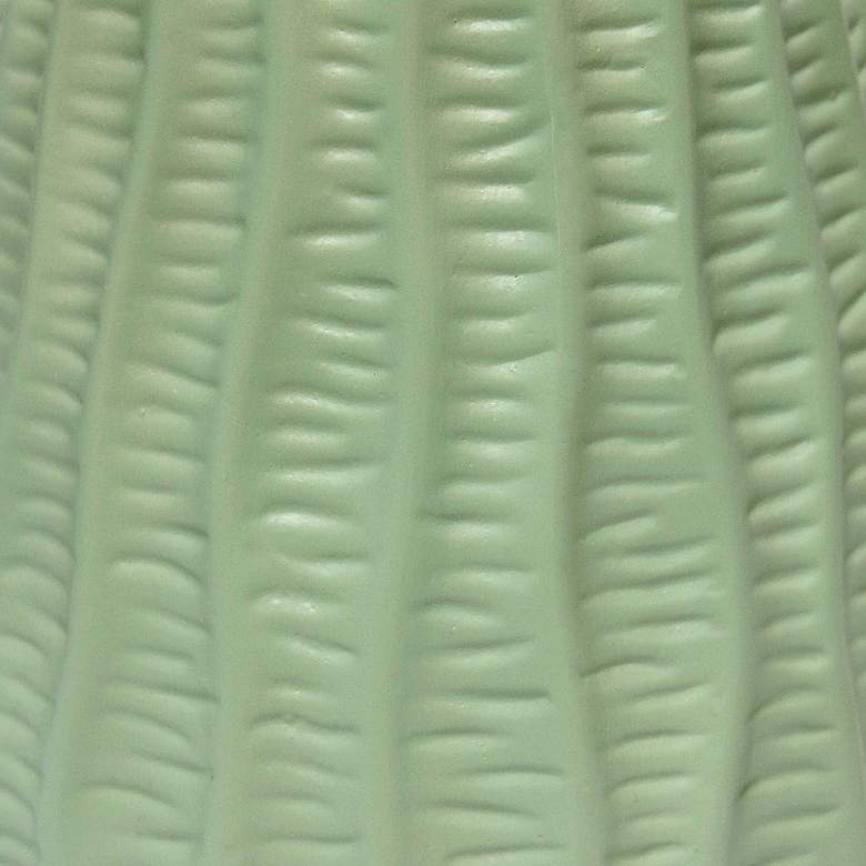 Image 7 Simple Designs 11" High Sage Green Pastel Accent Table Lamp more views