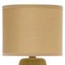 Simple Designs 11" High Tan Pastel Ceramic Accent Table Lamp