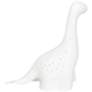 Simple Designs 11" High White Porcelain Dinosaur Accent Table Lamp
