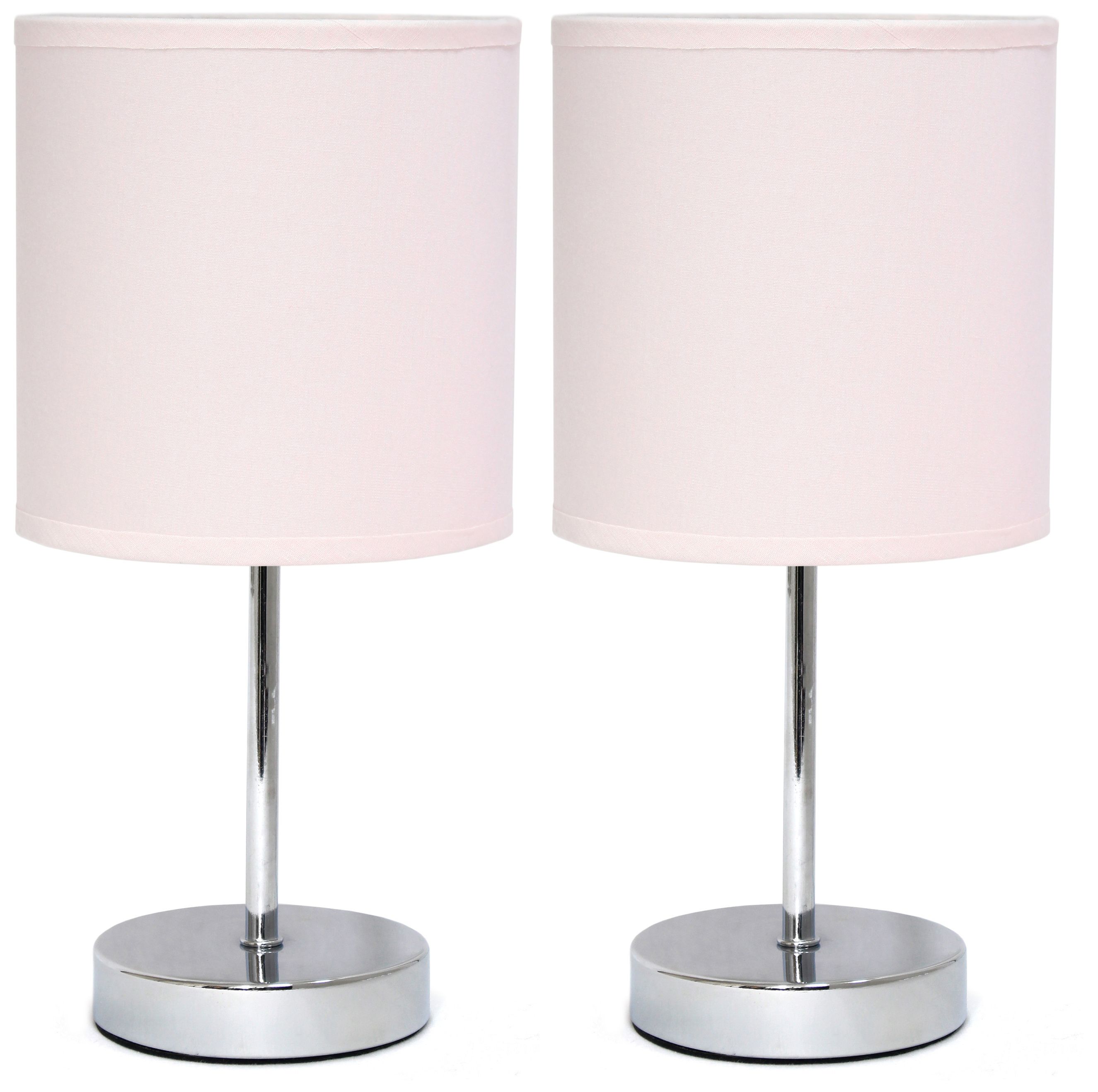 blush bedside table lamps