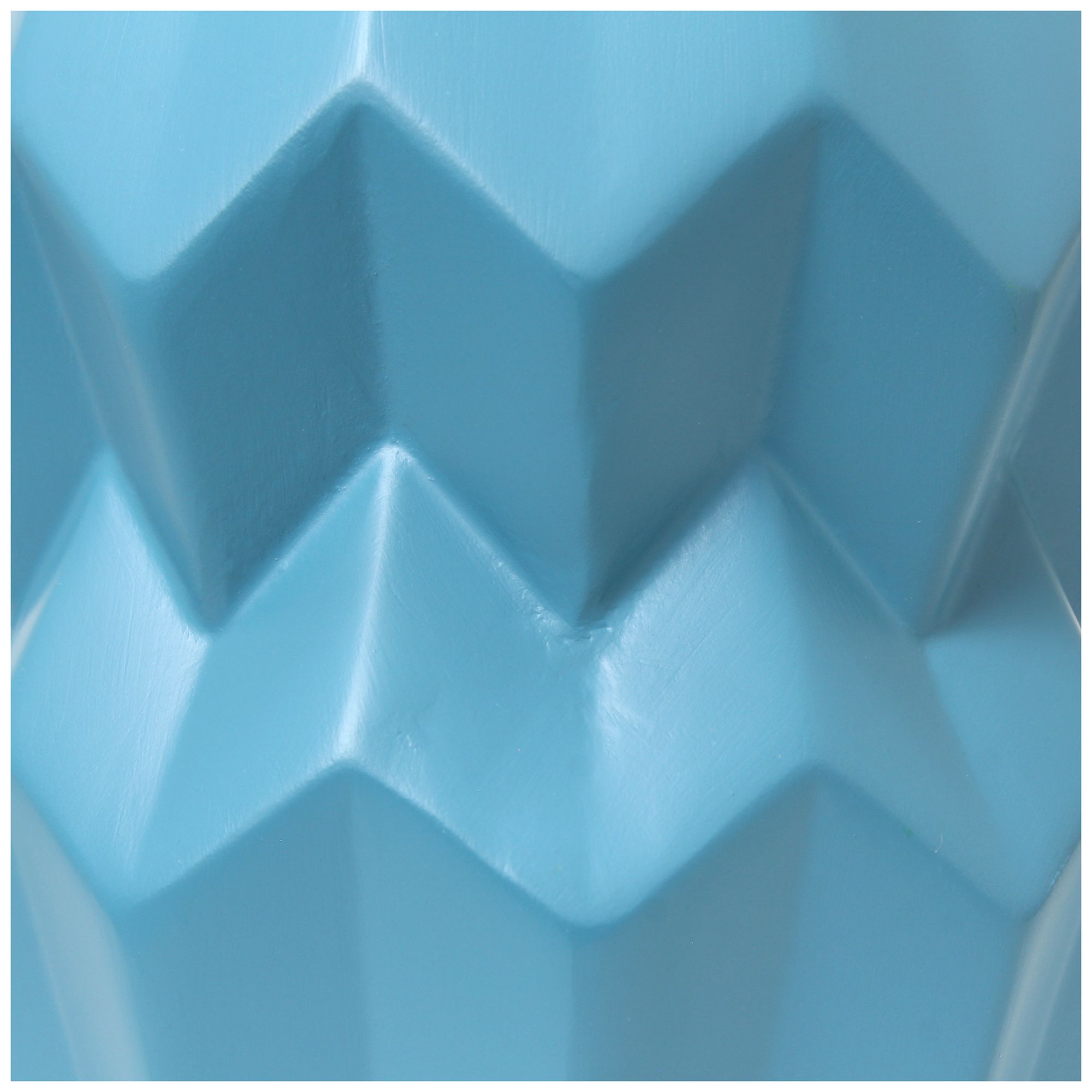 Simple Designs 12.5" Chic Glow Ceramic Table Lamp, White Fabric Shade, Teal