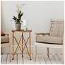 6_Simple Designs 12.5" Chic Glow Mini Jar Table Lamp w Fbc Shade, Sage Green more views