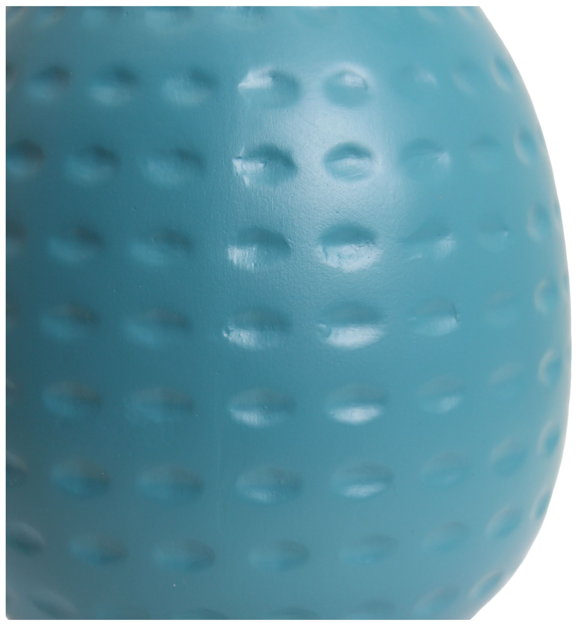 Simple Designs 12.5" Chic Glow Petite Dimpled Ceramic Table Lamp, Teal