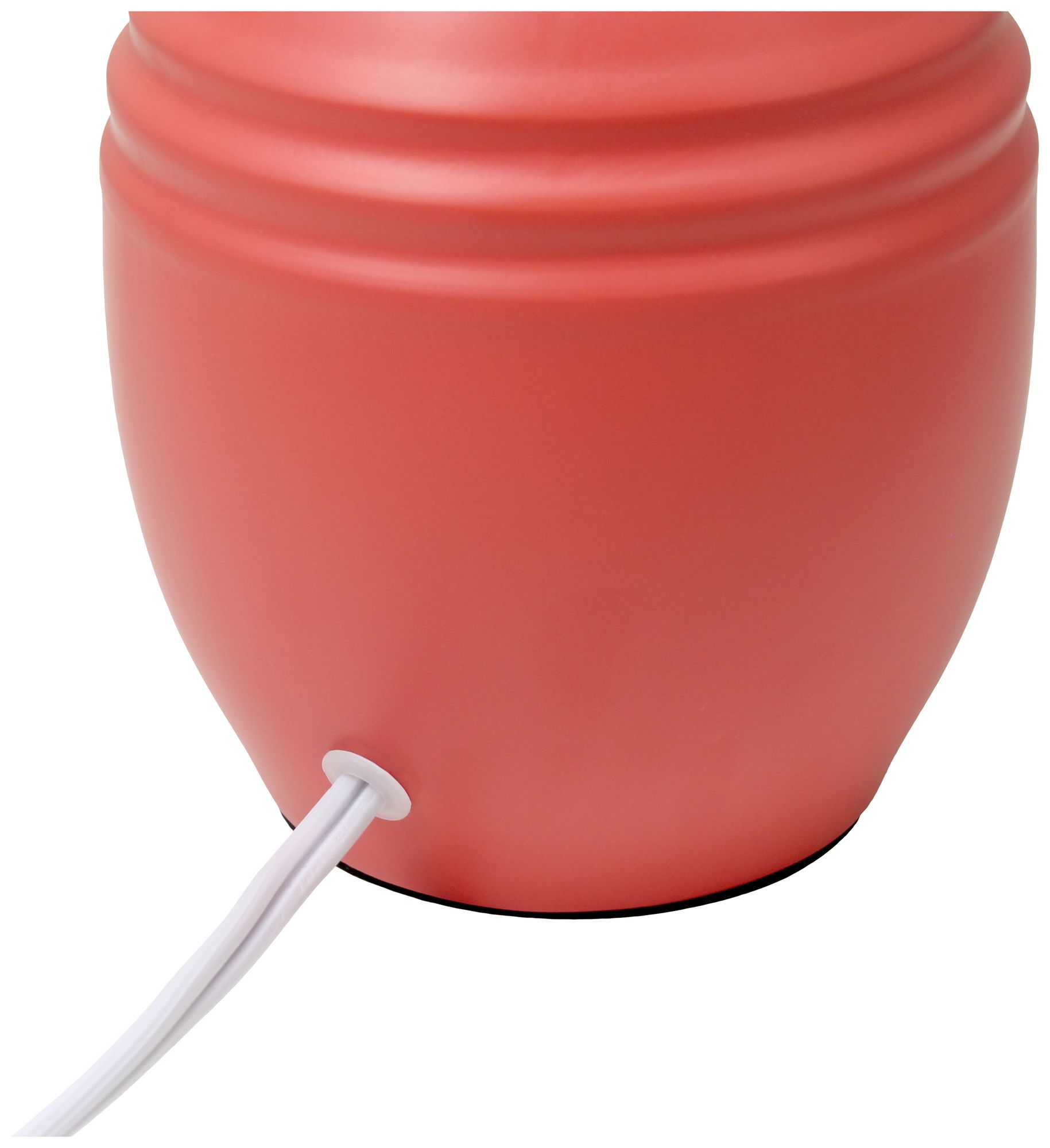 Simple Designs 12.5" Mini Classic Jar Table Lamp w Fabric Shade,, Orange