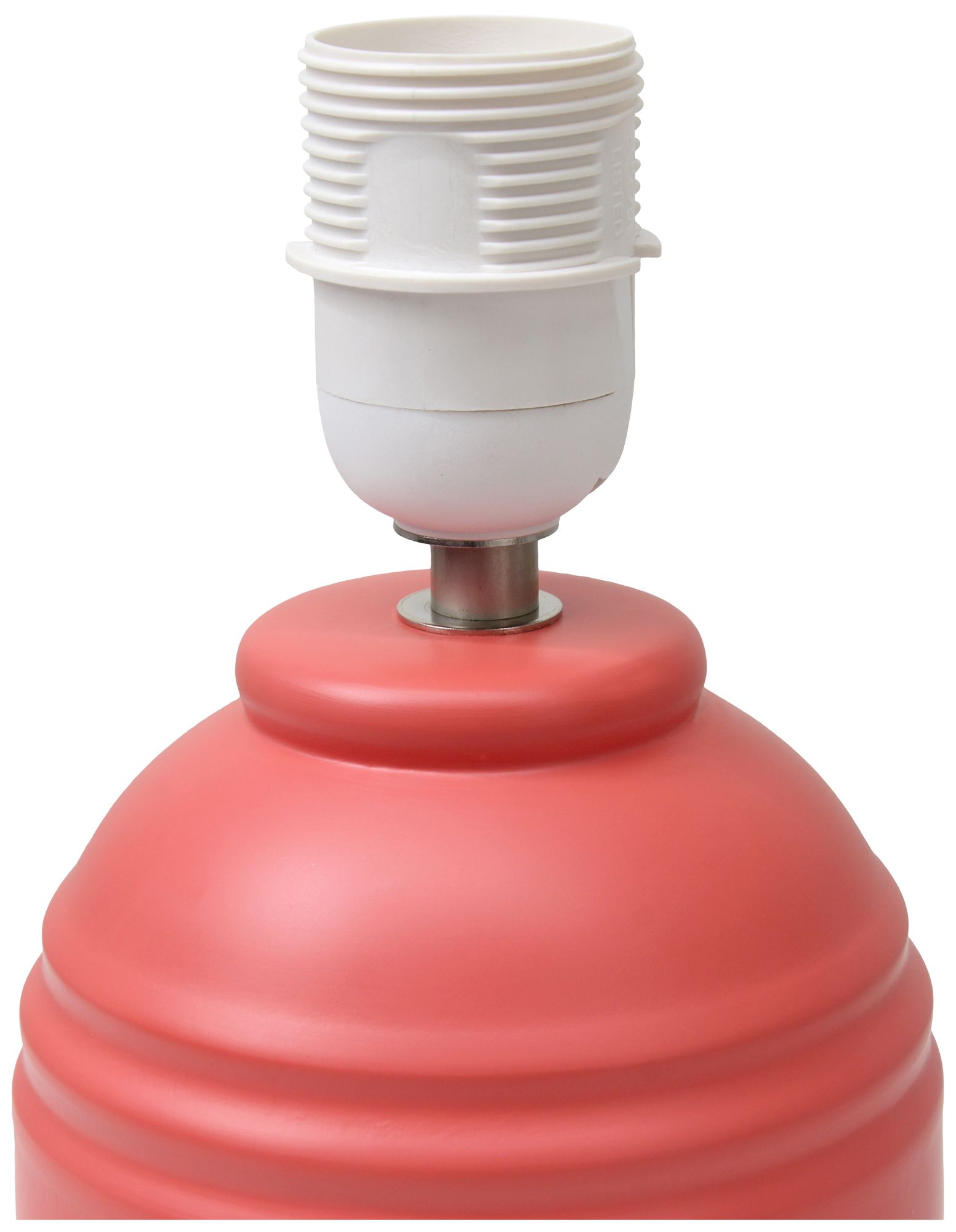 Simple Designs 12.5" Mini Classic Jar Table Lamp w Fabric Shade,, Orange