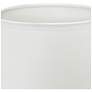 Simple Designs 12.5" Stacked Gourd Ceramic Table Lamp, Pink, Wht Fbc Shade