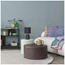 6_Simple Designs 12.68" Chic Glow Stacked Crmc Tb Lp, Mono Fabric Shade, Blk more views