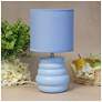 1_Simple Designs 12.68" Chic Glow Stacked Tb Lp, Mono Fbc Shade, Light Blue