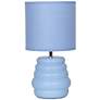 3_Simple Designs 12.68" Chic Glow Stacked Tb Lp, Mono Fbc Shade, Light Blue more views