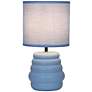 4_Simple Designs 12.68" Chic Glow Stacked Tb Lp, Mono Fbc Shade, Light Blue more views