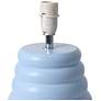 Simple Designs 12.68" Chic Glow Stacked Tb Lp, Mono Fbc Shade, Light Blue
