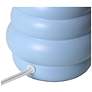 Simple Designs 12.68" Chic Glow Stacked Tb Lp, Mono Fbc Shade, Light Blue