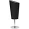Simple Designs 12 1/2"H Black Shade Chrome Accent Table Lamp