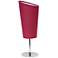 Simple Designs 12 1/2"H Pink Shade Chrome Accent Table Lamp
