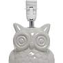 Thumbnail4 of Simple Designs 12 3/4" High Gray Ceramic Accent Table Lamp more views
