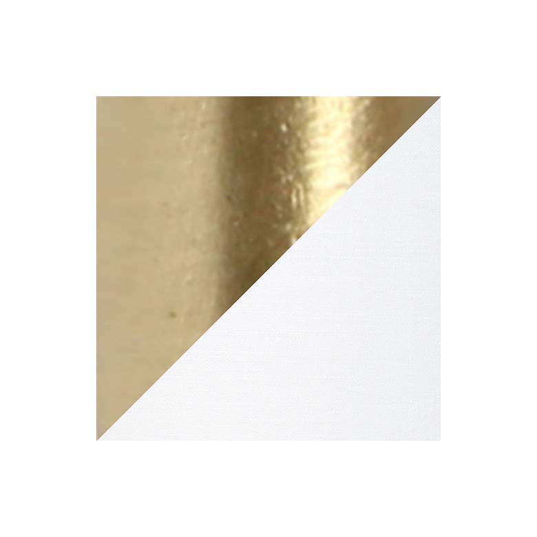 Image 6 Simple Designs 13 1/2" High Gold Metal Modern Accent Table Lamp more views