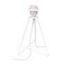 Simple Designs 13 1/2" High White Metal Accent Table Lamp