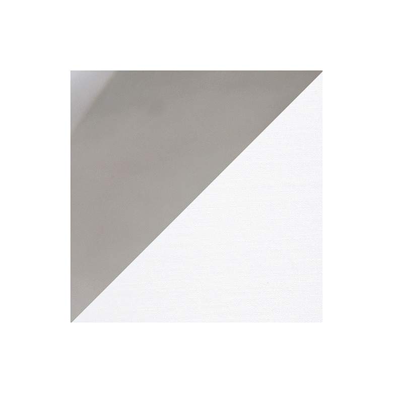 Image 6 Simple Designs 13 1/2"H Smoke Glass White Accent Table Lamp more views
