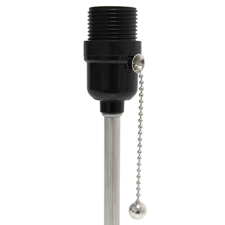 Image 7 Simple Designs 14 1/4"H Stick White and Black USB Lamps Set of 2 more views