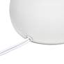 6_Simple Designs 14" High White and Gold Touch Accent Table Lamp more views