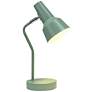 4_Simple Designs 15.2" Metal Cone Shade Desk Lamp, Adj Shade, Sage Green more views