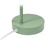 Simple Designs 15.2" Metal Cone Shade Desk Lamp, Adj Shade, Sage Green