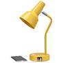 7_Simple Designs 15.2" Sleek Desk Lp, Adj Shade, Dual USB Ports, Yellow more views
