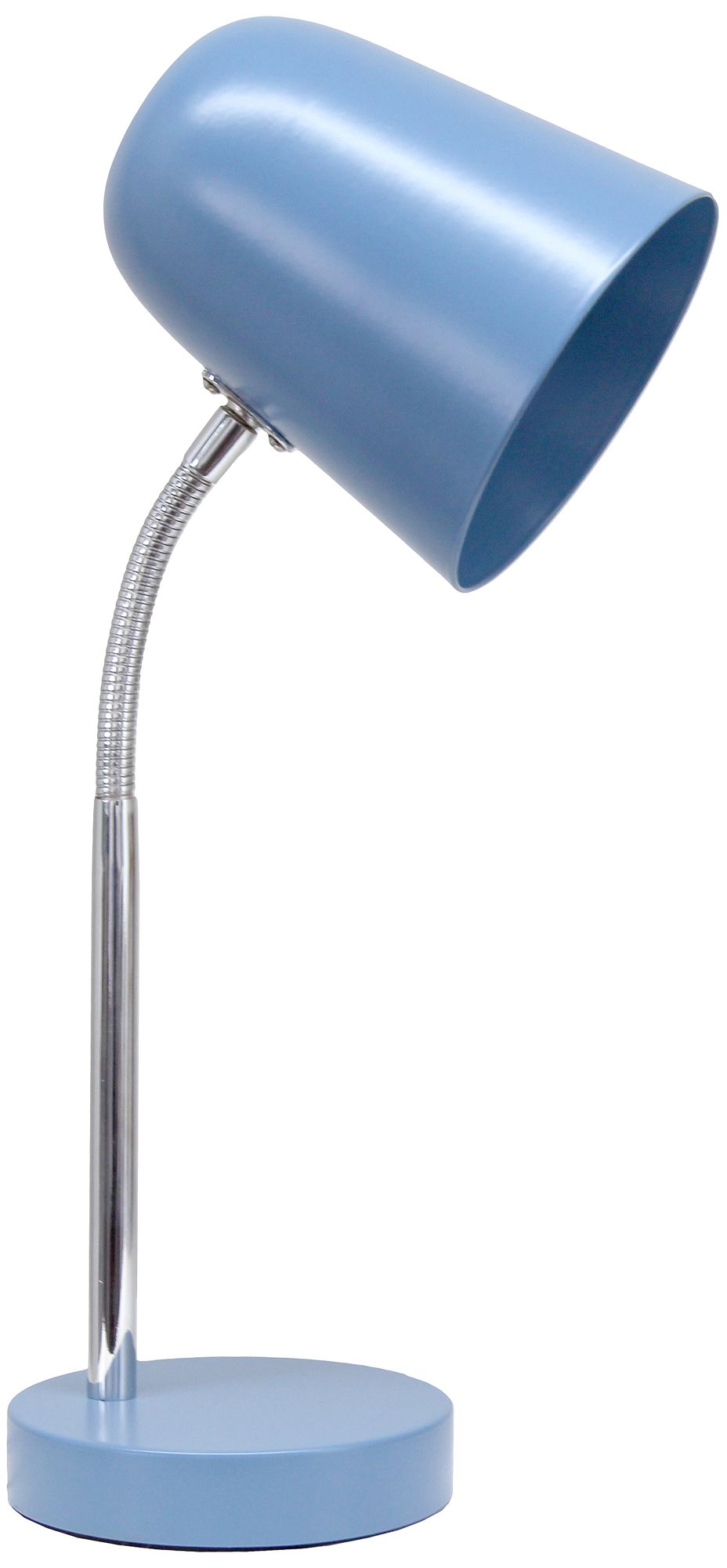 Image 3 Simple Designs 15.28" Minimalist Metal Desk Task Lamp, Blue more views