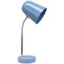 3_Simple Designs 15.28" Minimalist Metal Desk Task Lamp, Blue more views