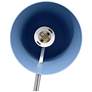 Simple Designs 15.28" Minimalist Metal Desk Task Lamp, Blue