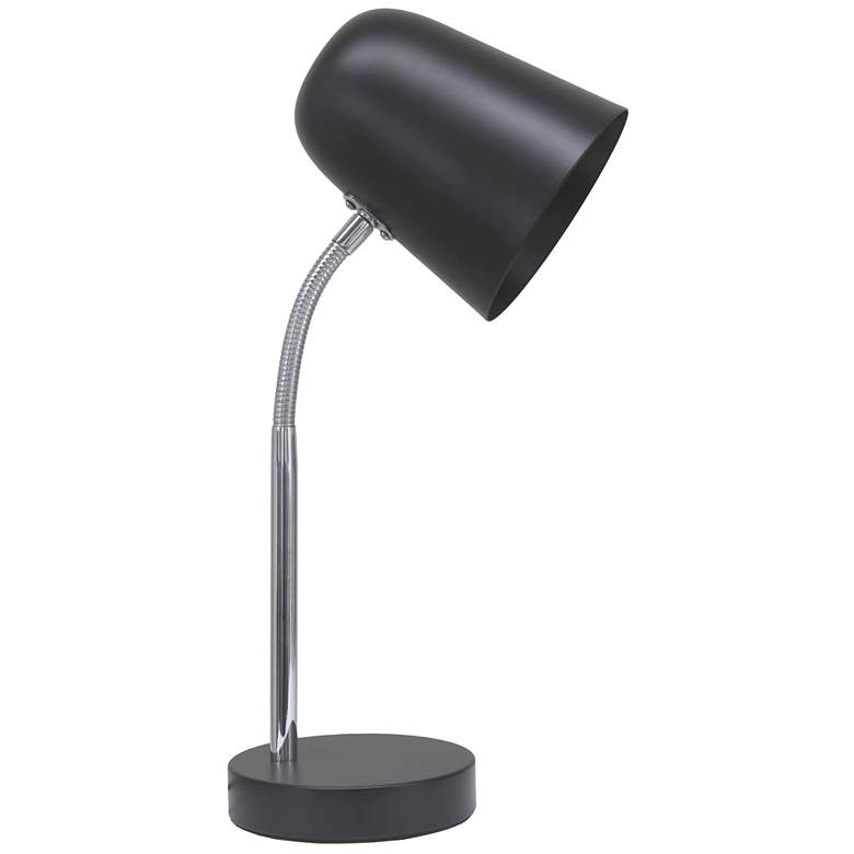 Image 2 Simple Designs 15.28" Sleek Essentials Metal Desk Task Lamp, Black
