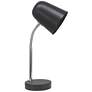 3_Simple Designs 15.28" Sleek Essentials Metal Desk Task Lamp, Black more views