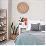6_Simple Designs 15.94" Glow & Flow Ceramic Tb Lp, Mono Fabric Shade, Orange more views