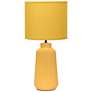 2_Simple Designs 15.94" Glow & Flow Ceramic Tb Lp, Monochrome Fbc Shd, Yellow
