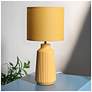 1_Simple Designs 15.94" Glow & Flow Ceramic Tb Lp, Monochrome Fbc Shd, Yellow