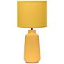 3_Simple Designs 15.94" Glow & Flow Ceramic Tb Lp, Monochrome Fbc Shd, Yellow more views