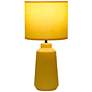 4_Simple Designs 15.94" Glow & Flow Ceramic Tb Lp, Monochrome Fbc Shd, Yellow more views