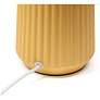 Simple Designs 15.94" Glow & Flow Ceramic Tb Lp, Monochrome Fbc Shd, Yellow