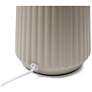 Simple Designs 15.94" Glow & Flow Grooved Crmc Tb Lp, Mono Fbc Shd, Taupe